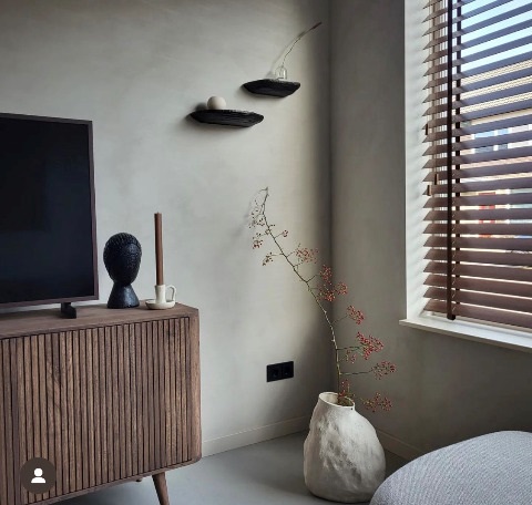Japans Zen Design Interieur Met Woonbeton Vloer 480 X 456 Betonstuc muren en woonbeton gietvloer in Japans Zen Design Interieur