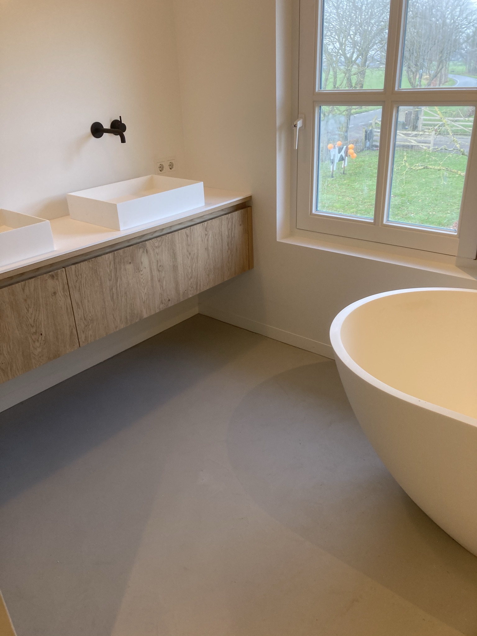 Beton Ciré badkamer Beton Ciré badkamer